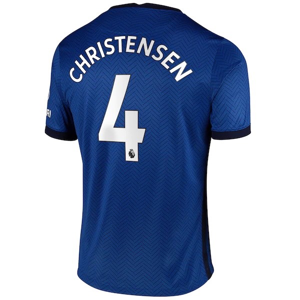 Maillot Football Chelsea NO.4 Christensen Domicile 2020-21 Bleu